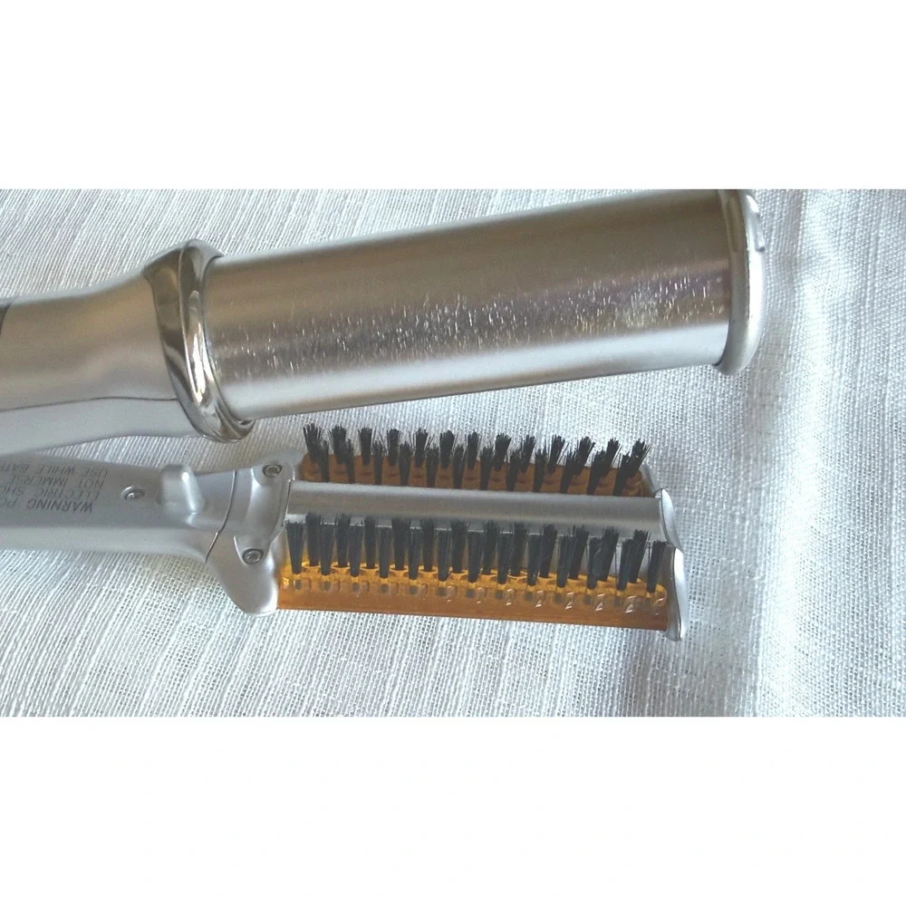 InStyler Rotating Iron IS1001 Silver Hair Straightener Curler Volumizer 135W